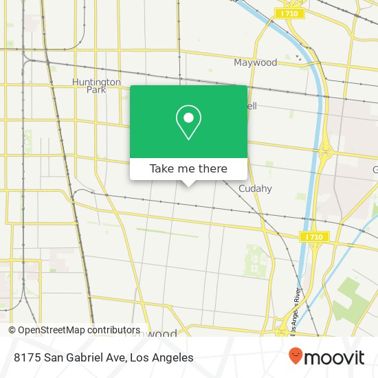 8175 San Gabriel Ave map