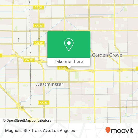Mapa de Magnolia St / Trask Ave