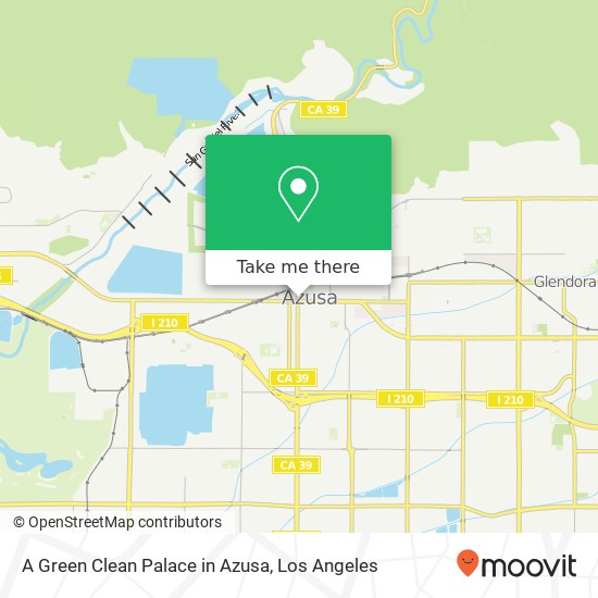 A Green Clean Palace in Azusa map