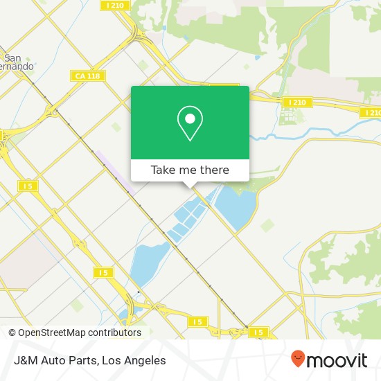 Mapa de J&M Auto Parts