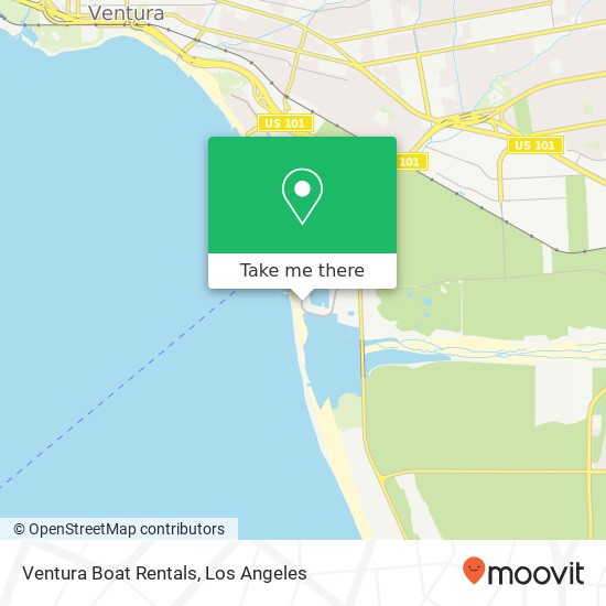 Mapa de Ventura Boat Rentals
