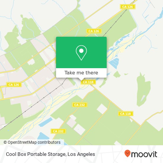 Mapa de Cool Box Portable Storage
