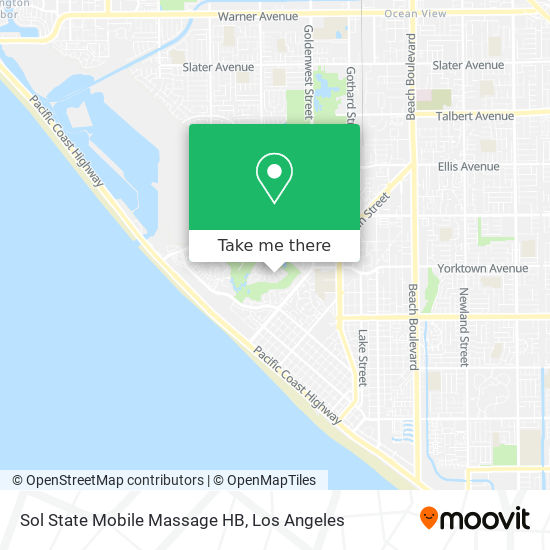 Mapa de Sol State Mobile Massage HB