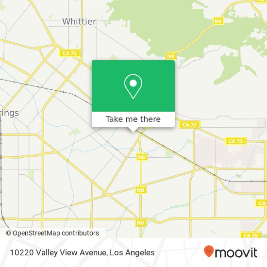 Mapa de 10220 Valley View Avenue