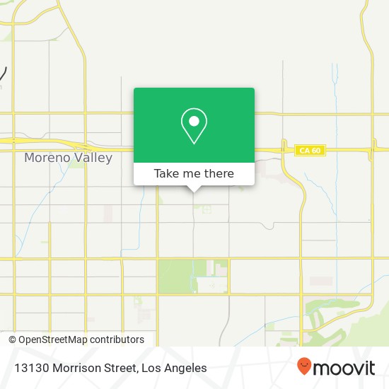 13130 Morrison Street map