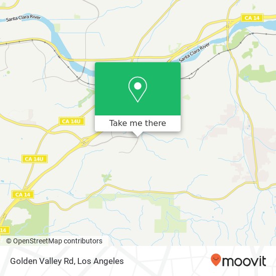 Golden Valley Rd map