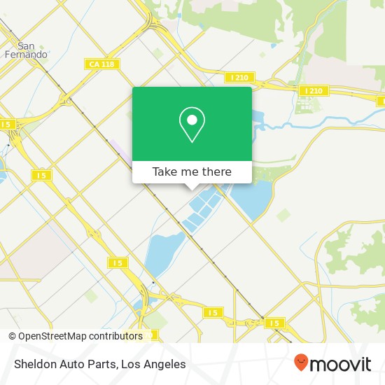 Mapa de Sheldon Auto Parts