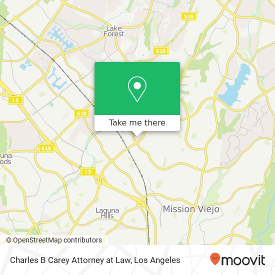 Charles B Carey Attorney at Law map