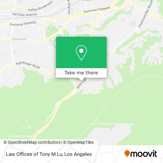 Mapa de Law Offices of Tony M Lu