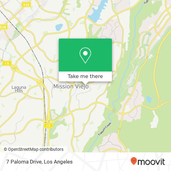 7 Paloma Drive map