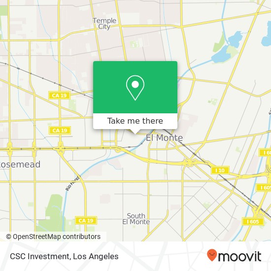 CSC Investment map
