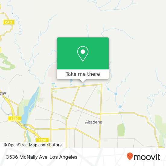 Mapa de 3536 McNally Ave
