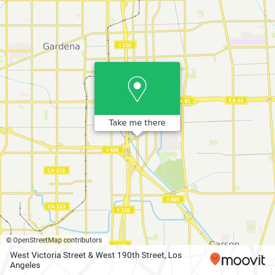 West Victoria Street & West 190th Street map