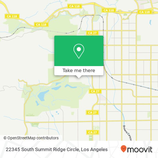 22345 South Summit Ridge Circle map