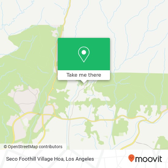 Seco Foothill Village Hoa map