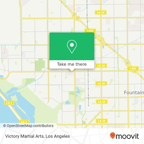 Victory Martial Arts map