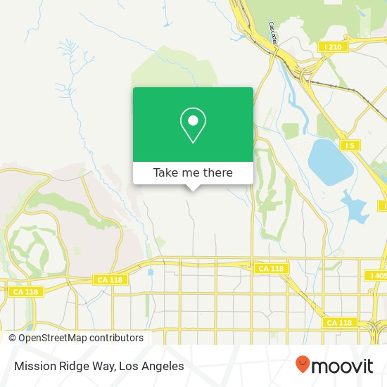 Mapa de Mission Ridge Way