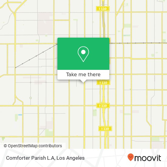 Comforter Parish L.A map