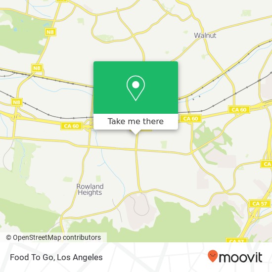Food To Go map