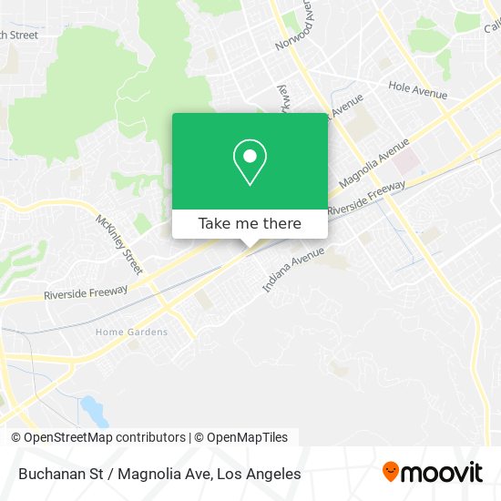 Mapa de Buchanan St / Magnolia Ave