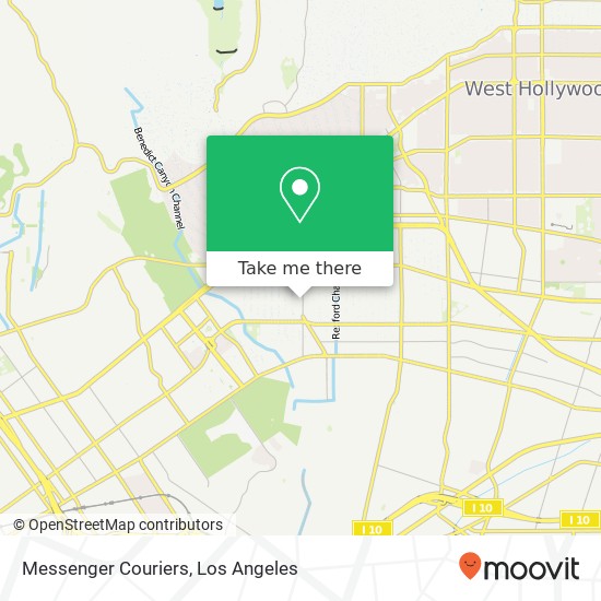 Mapa de Messenger Couriers