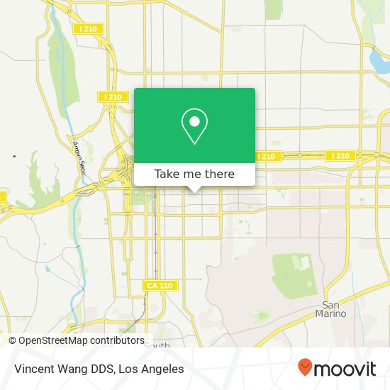 Vincent Wang DDS map