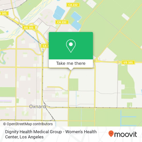 Dignity Health Medical Group - Women's Health Center map