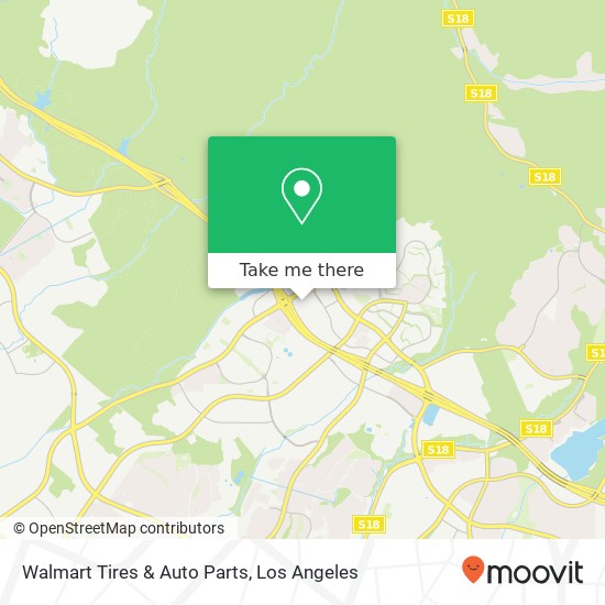 Mapa de Walmart Tires & Auto Parts