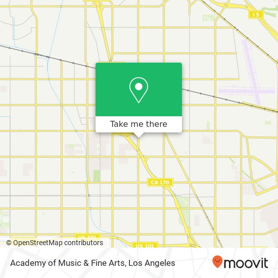 Academy of Music & Fine Arts map