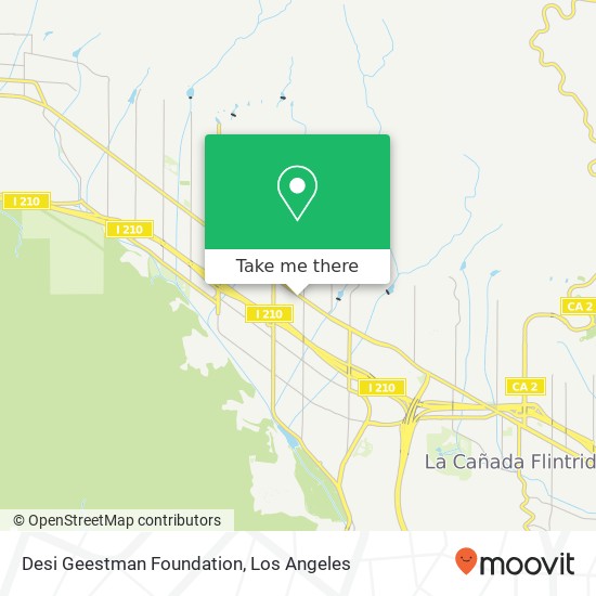 Mapa de Desi Geestman Foundation