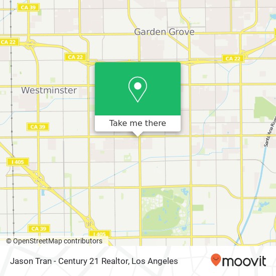 Jason Tran - Century 21 Realtor map