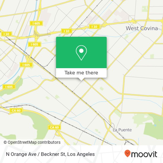 N Orange Ave / Beckner St map