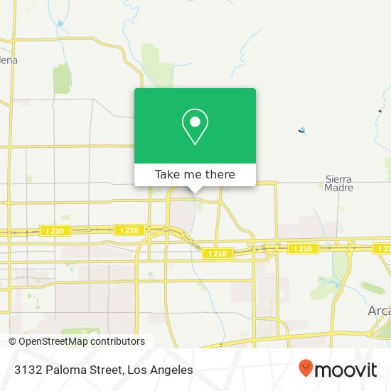 3132 Paloma Street map