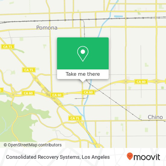 Mapa de Consolidated Recovery Systems