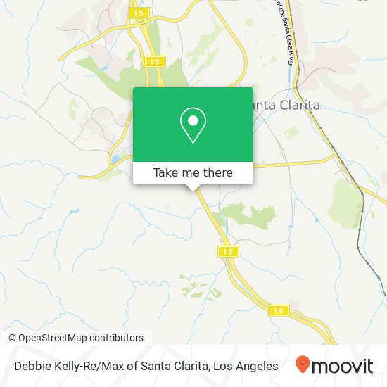 Debbie Kelly-Re / Max of Santa Clarita map