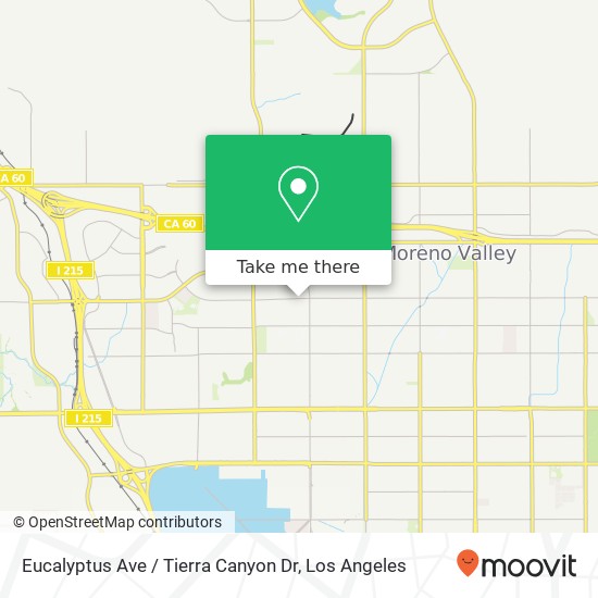 Eucalyptus Ave / Tierra Canyon Dr map