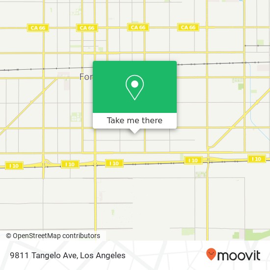 Mapa de 9811 Tangelo Ave
