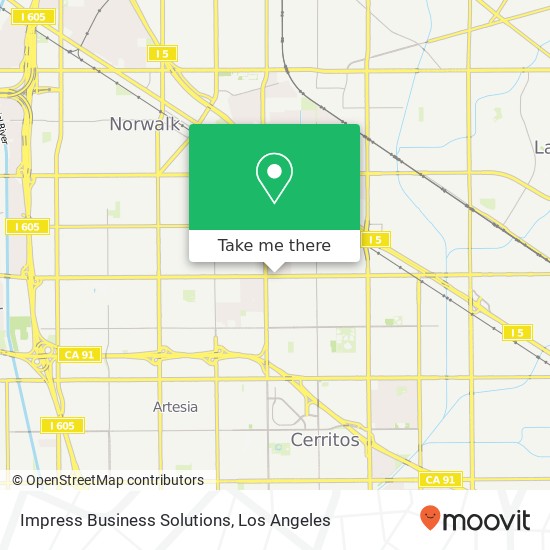 Impress Business Solutions map