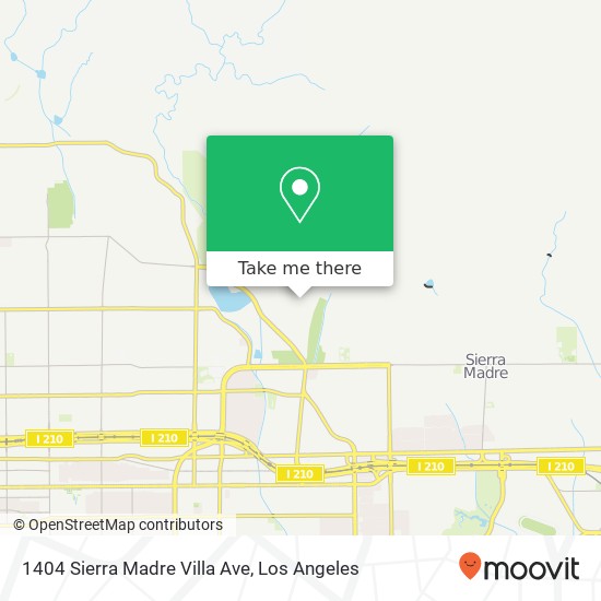 1404 Sierra Madre Villa Ave map