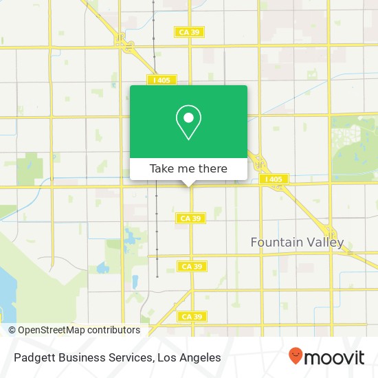 Mapa de Padgett Business Services