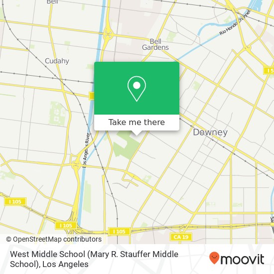 West Middle School (Mary R. Stauffer Middle School) map