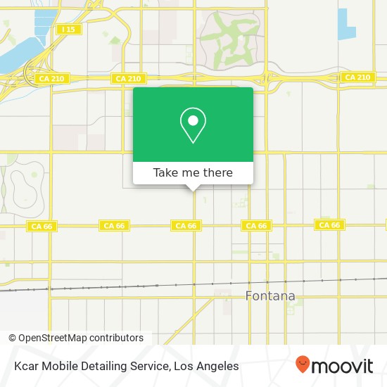 Kcar Mobile Detailing Service map
