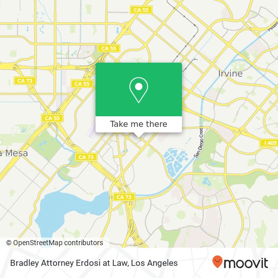 Mapa de Bradley Attorney Erdosi at Law