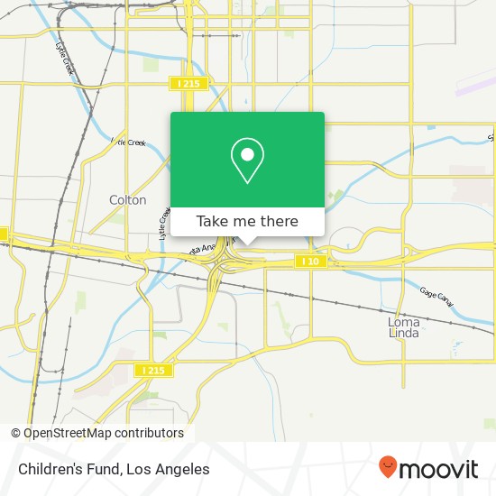 Children's Fund map