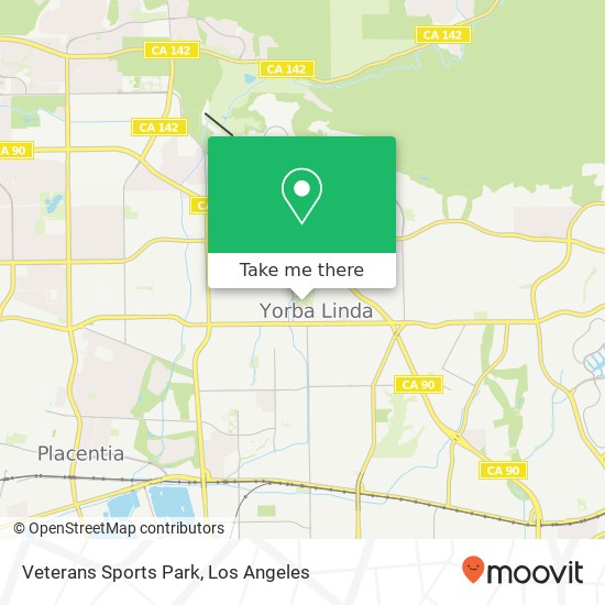 Veterans Sports Park map