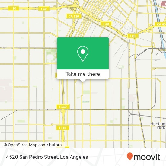 4520 San Pedro Street map