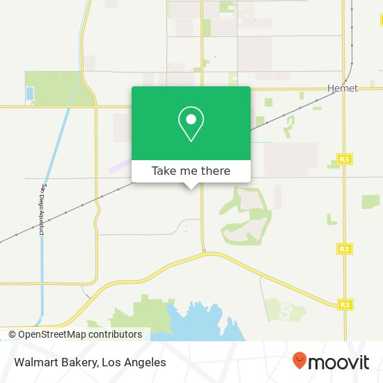 Walmart Bakery map