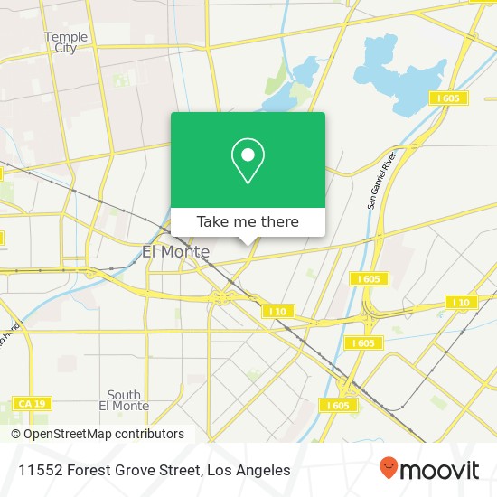 11552 Forest Grove Street map