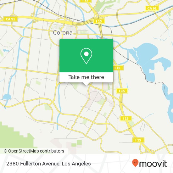 2380 Fullerton Avenue map