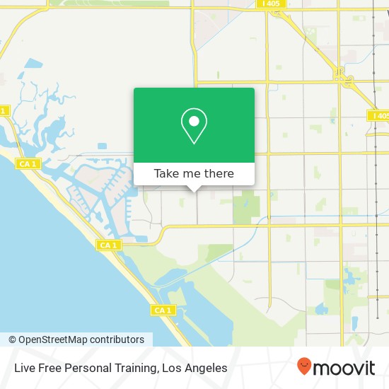 Live Free Personal Training map
